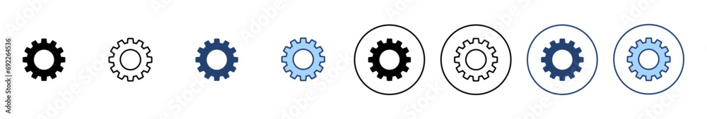 Setting icon vector. Cog sign and symbol. Gear Sign Setting icon vector. Cog sign and symbol. Gear Sign