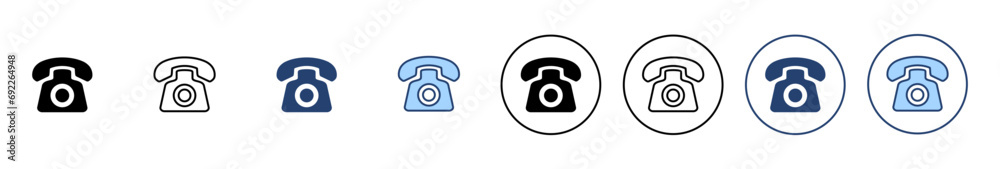Telephone icon vector. phone sign and symbol Telephone icon vector. phone sign and symbol