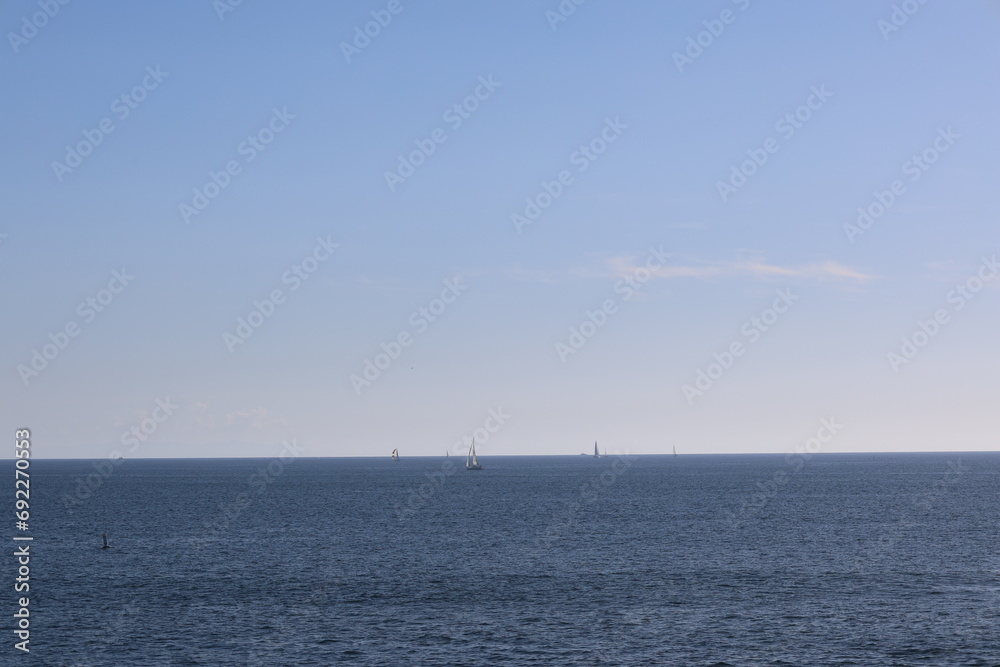 sailboat in the sea