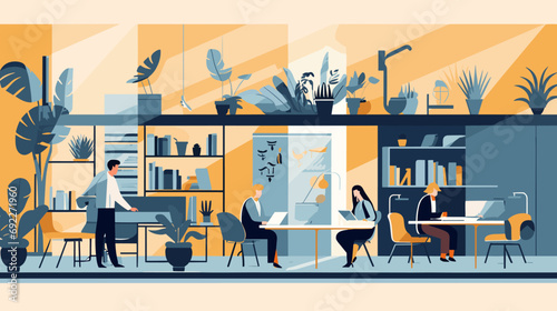 Concept vector illustration of business situation. © DRN Studio