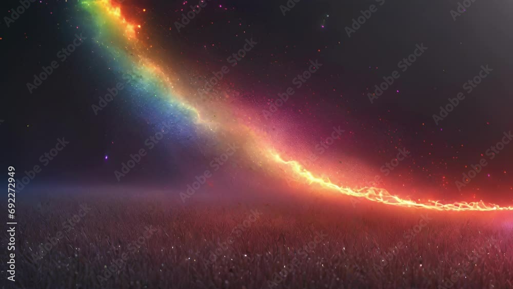 delicate nuances Fire Rainbow seen this footage, colors shift blend together shimmering display.
