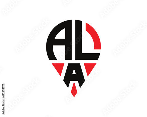 ALA letter location shape logo design. ALA letter location logo simple design.1 Free Download ALA letter location shape logo design. ALA letter location logo simple design.1 - GFXLoad