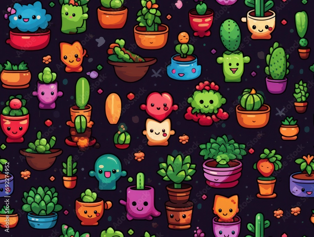 cute cartoon seamless pattern cute cartoon seamless pattern