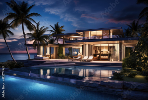 luxury home on the coast © Kien