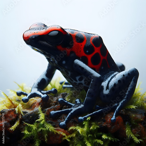 Poison Dart Frog, rana punta de flecha, 毒镖蛙, विष बाण मेंढ़क, rana venenosa de dardo, Sapo Dardo Venenoso, Katak panah beracun, ядовитая дротиковая лягушка, Sapo Dardo Venenoso, 毒矢カエル, 독성 다트 개구리 photo