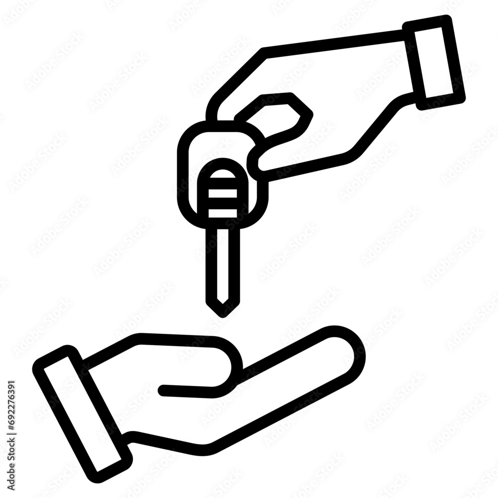 Valet Parking icon line vector illustration Valet Parking icon line vector illustration