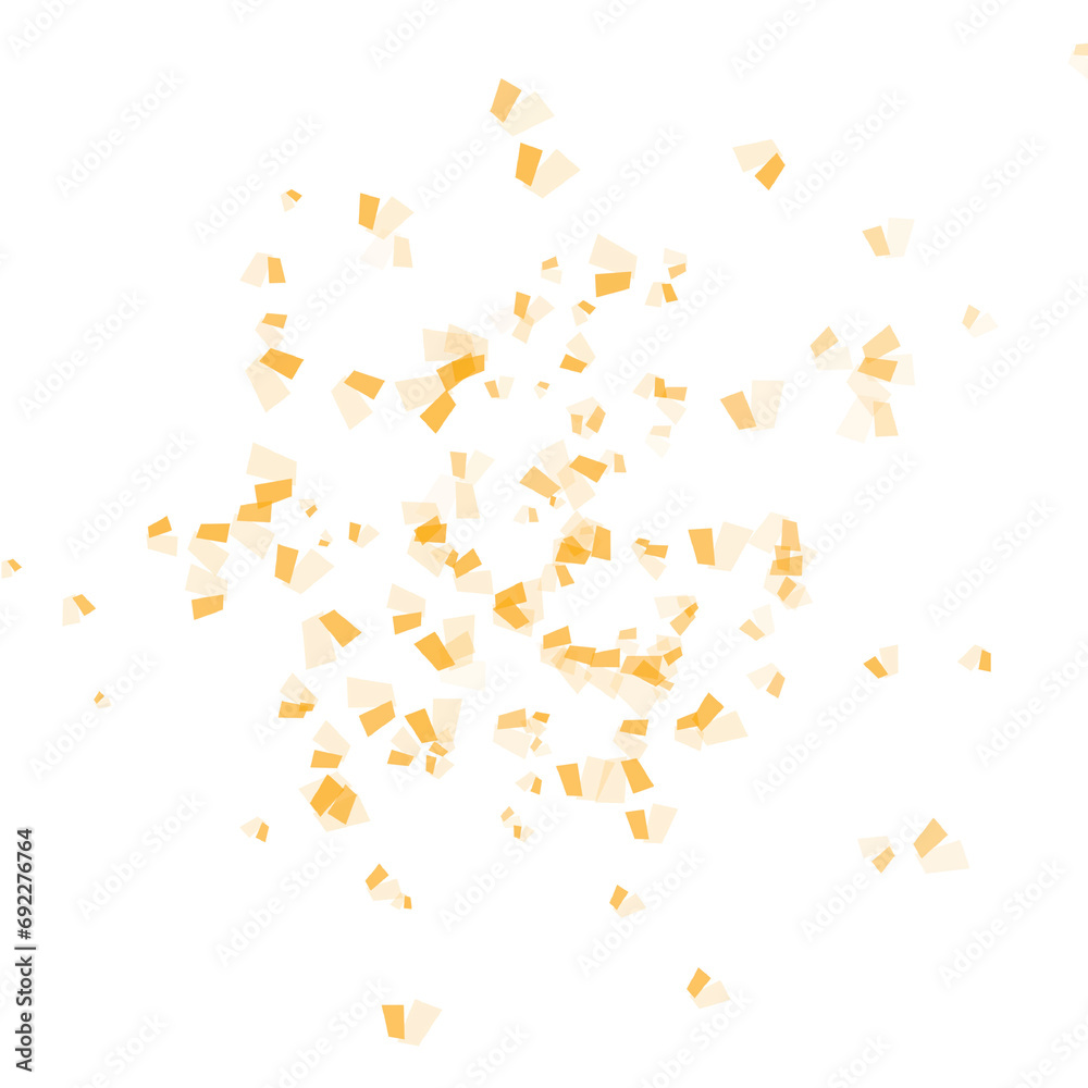 Obraz premium Colorful confetti on a transparent background. Event and party celebration elements.