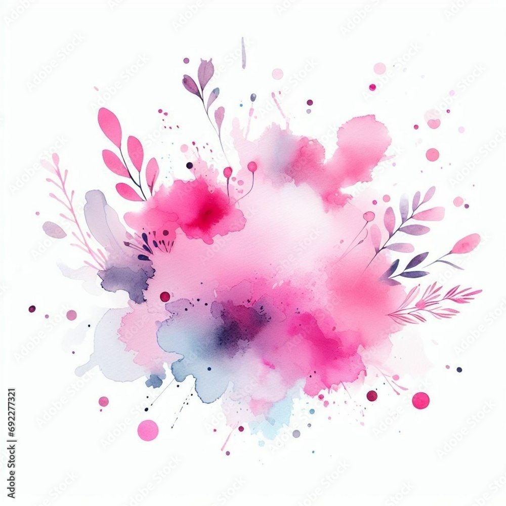 Watercolor pink element overlay stain splash, white background, symbol, illustration, splash, design, art, liquid, pattern, texture, element Watercolor pink element overlay stain splash, white background, symbol, illustration, splash, design, art, liquid, pattern, texture, element