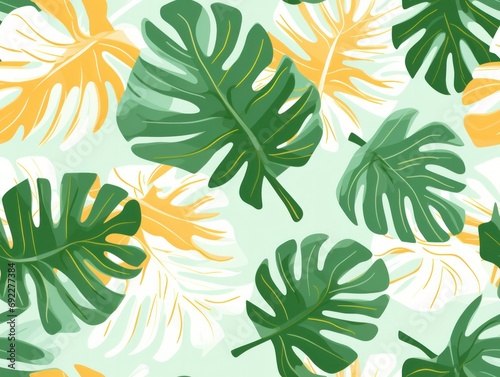leaf seamless pattern