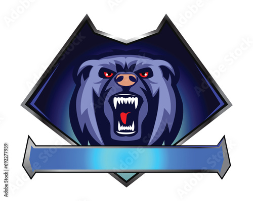 bear logo and illustration design