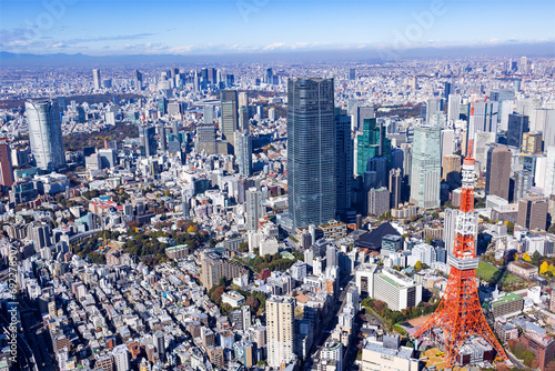 都市風景東京・摩天楼・Aeri view　  photo