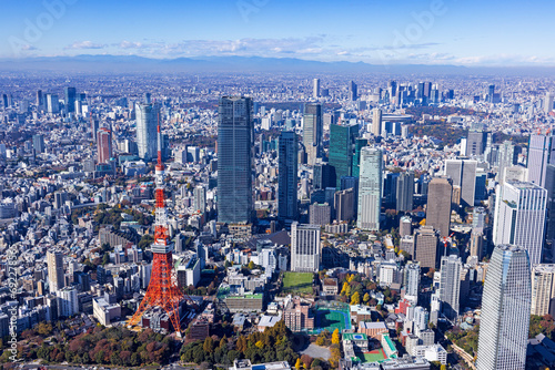 都市風景東京・摩天楼・Aeri view　 