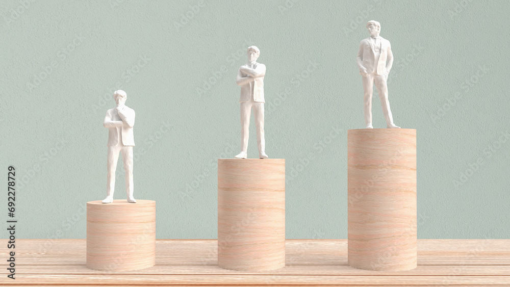 The wood chart for Business concept 3d rendering. The wood chart for Business concept 3d rendering.