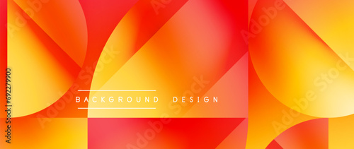 Modern creative geometric abstract background design