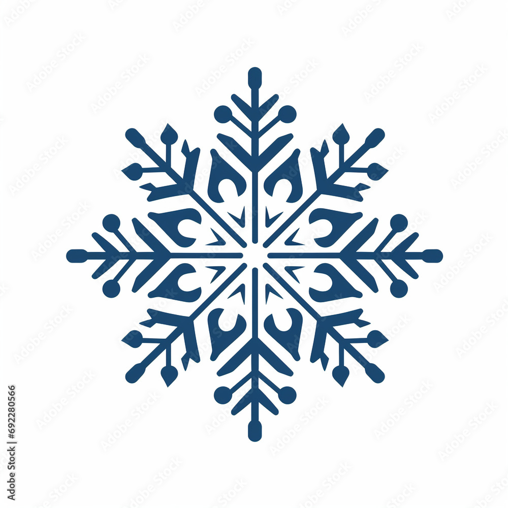 snowflake on white background,Generated By Ai snowflake on white background,Generated By Ai