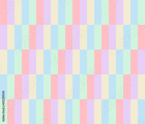 seamless pattern with square in pastel