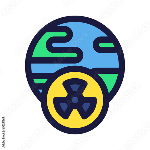 Nuclear Radiation Icon