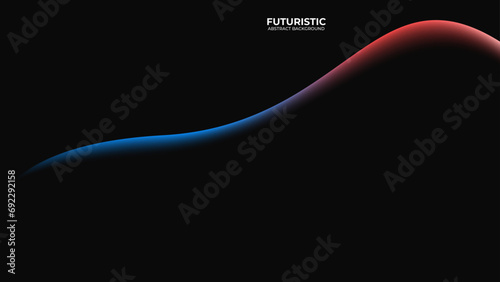 Colorful Abstract waves on Black Background. Colorful dynamic.Graphic design grunge style concept for banner, flyer, landing page, website, banner. vector illustration