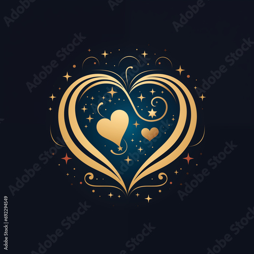 Heart shape logo
