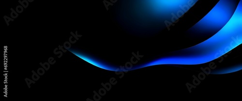 blue flames on black