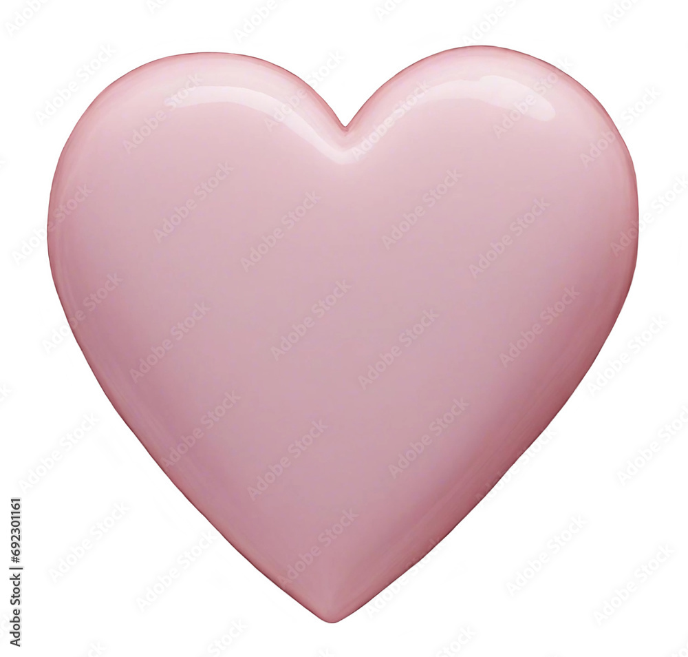 pink heart -Generative AI