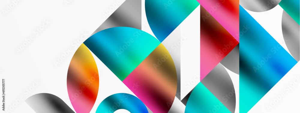 Mosaic pattern composition featuring harmonious interplay of triangles, lines, and round elements, creating a visually engaging and dynamic design for posters, covers, banners, brochures, websites Mosaic pattern composition featuring harmonious interplay of triangles, lines, and round elements, creating a visually engaging and dynamic design for posters, covers, banners, brochures, websites