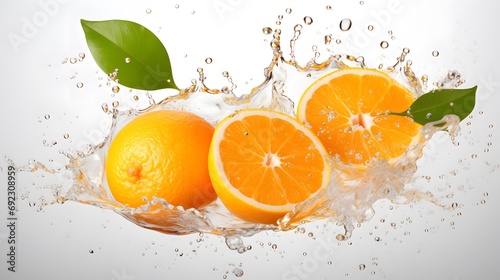 Juicy Burst  Orange in Water
