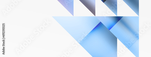 Captivating vector abstraction. Triangles interlock in mesmerizing dance, crafting dynamic geometric backdrop. Fusion of shapes and angles creates artful symphony of modern design