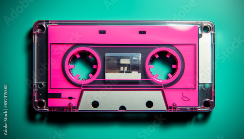 old fashioned stereo playing rock music in nightclub generated by AI