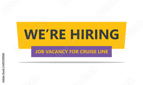 we are hiring banner flyer job vacancy	