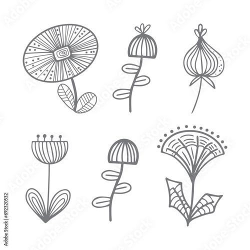 A set of stylized colors to decorate and fill the background. Sign, logo, design element, decoration. Graphic vector pattern