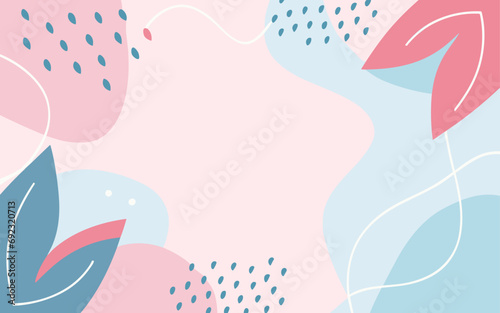 Floral background, Abstract. Good for fashion fabrics, postcards, email header, wallpaper, banner, events, covers, advertising, and more. Valentine's day, women's day, mother's day background.