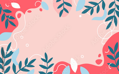 Wallpaper Mural Floral background, Abstract. Good for fashion fabrics, postcards, email header, wallpaper, banner, events, covers, advertising, and more. Valentine's day, women's day, mother's day background. Torontodigital.ca