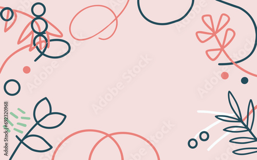 Floral background, Abstract. Good for fashion fabrics, postcards, email header, wallpaper, banner, events, covers, advertising, and more. Valentine's day, women's day, mother's day background.