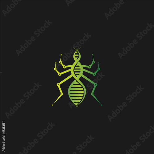 Ant Logo vector illustration template design
