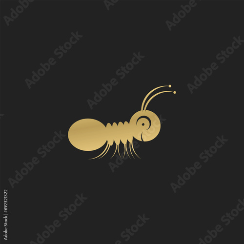 Ant Logo vector illustration template design