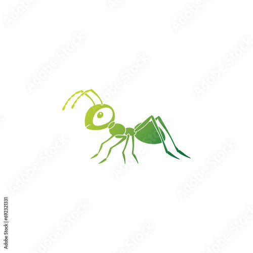 Ant Logo vector illustration template design