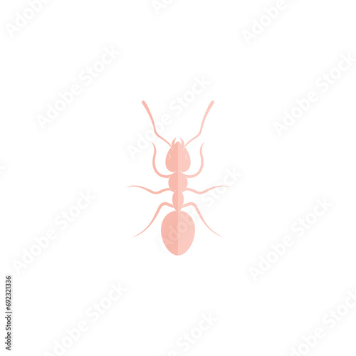 Ant Logo vector illustration template design