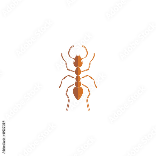 Ant Logo vector illustration template design