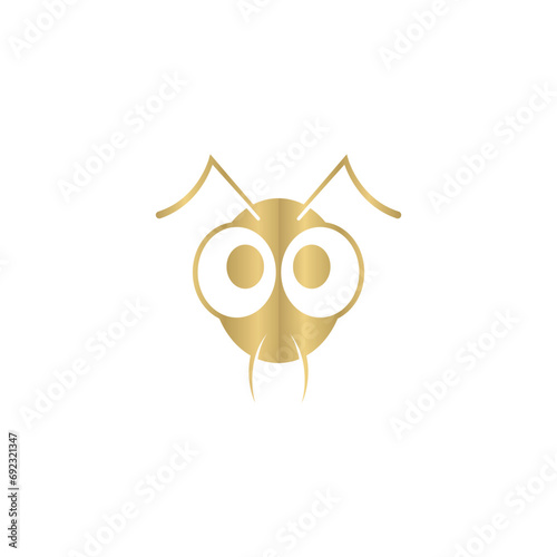 Ant Logo vector illustration template design