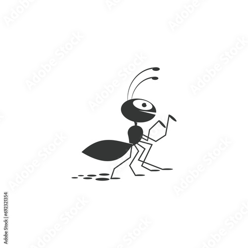 Ant Logo vector illustration template design