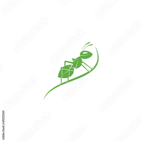 Ant Logo vector illustration template design