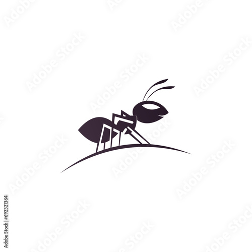 Ant Logo vector illustration template design