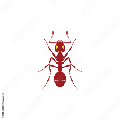Ant Logo vector illustration template design
