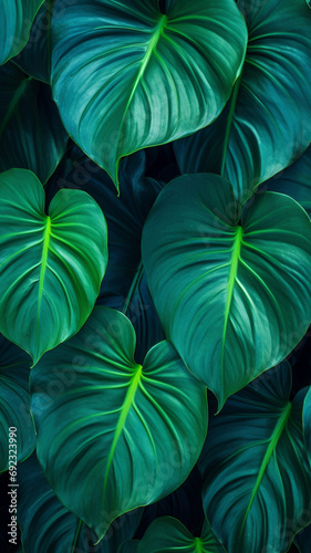 More beautiful exotic tropical leaves isolated leaf design