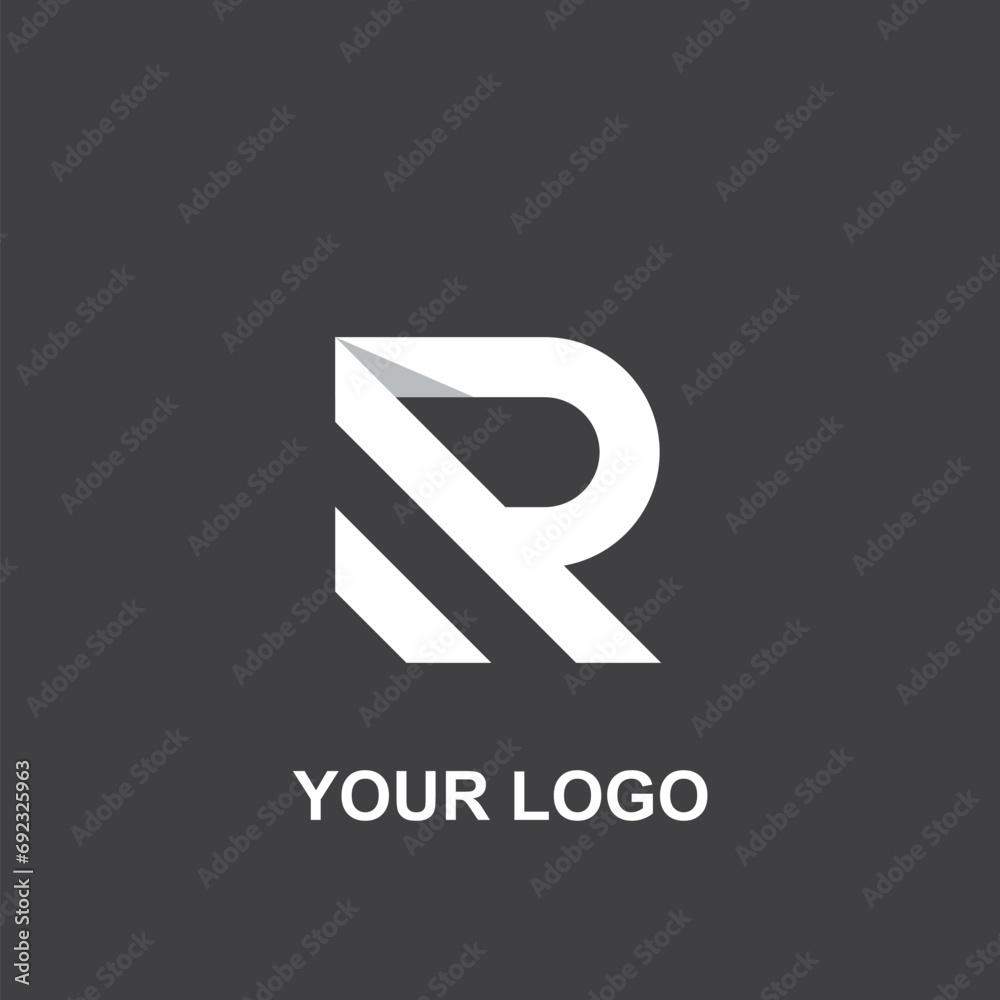 minimalist r logo minimalist r logo
