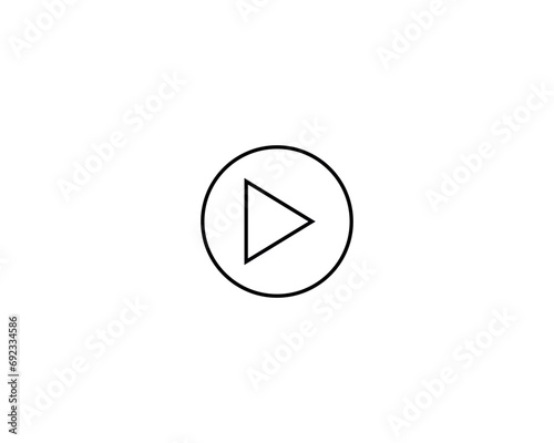 Play buttons icon vector symbol design illustration isolated