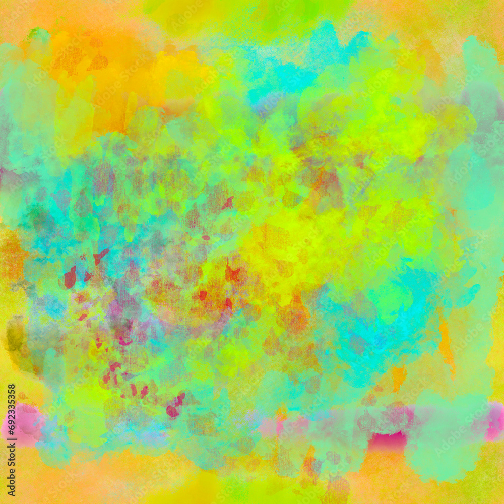Bright bold colorful summer colors of nature Abstract blurred painted artistic seamless background