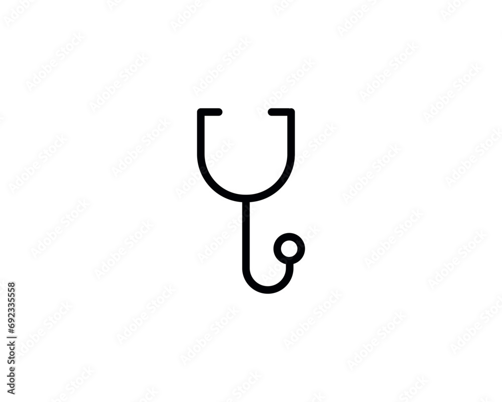 Stethoscope medical icon vector symbol design illustration Stethoscope medical icon vector symbol design illustration