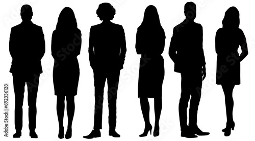 People silhouettes 107